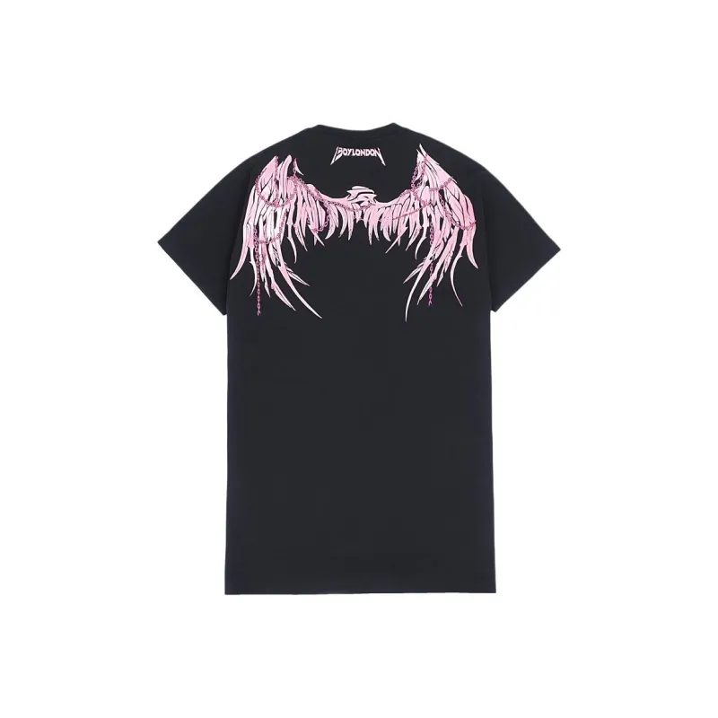 Boy London Short Sleeved Dress Women's Black-0