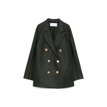HARRIS WHARF LONDON Wool Peacoat