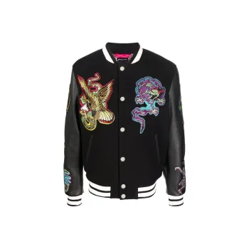 PHILIPP PLEIN Varsity Bomber Jacket