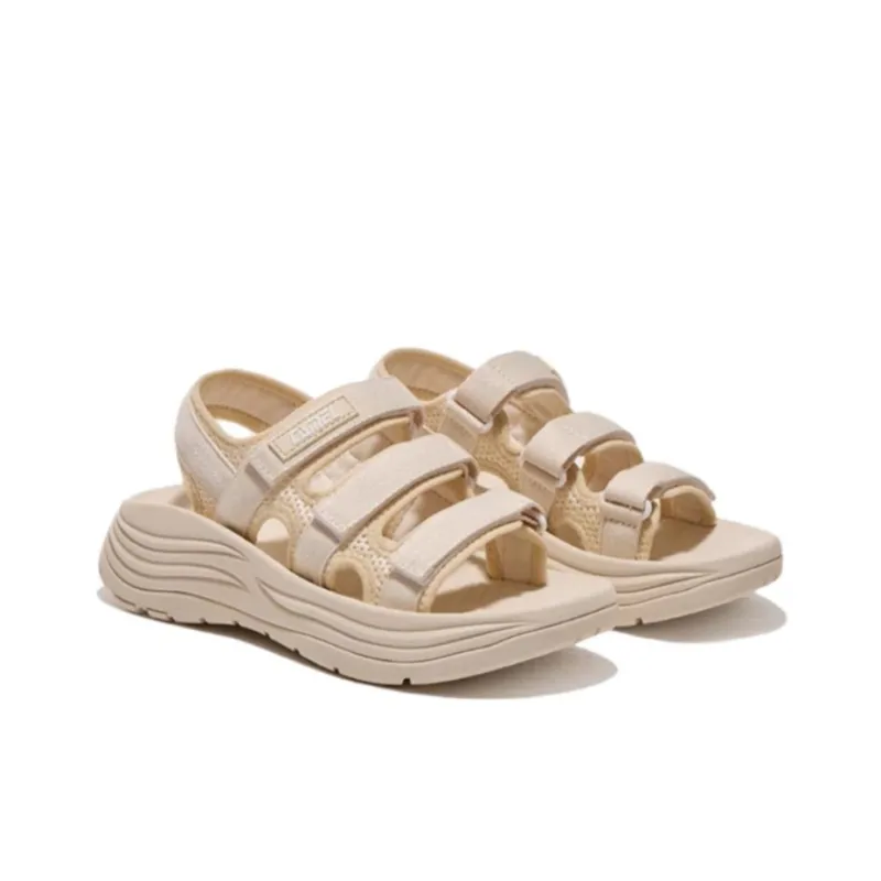 CAMEL Beach Sandals Women's Milk White/Glacier Blue/Milk White/Iris Purple/Black/Beige-10