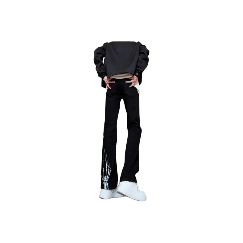 MGXEK Jeans Unisex Black-0