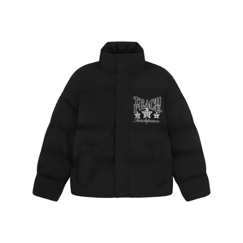 Teach Peace Puffer Jacket Unisex
