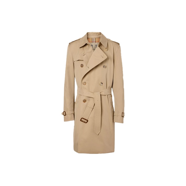 Burberry Trench Coat Men's Honey - POIZON