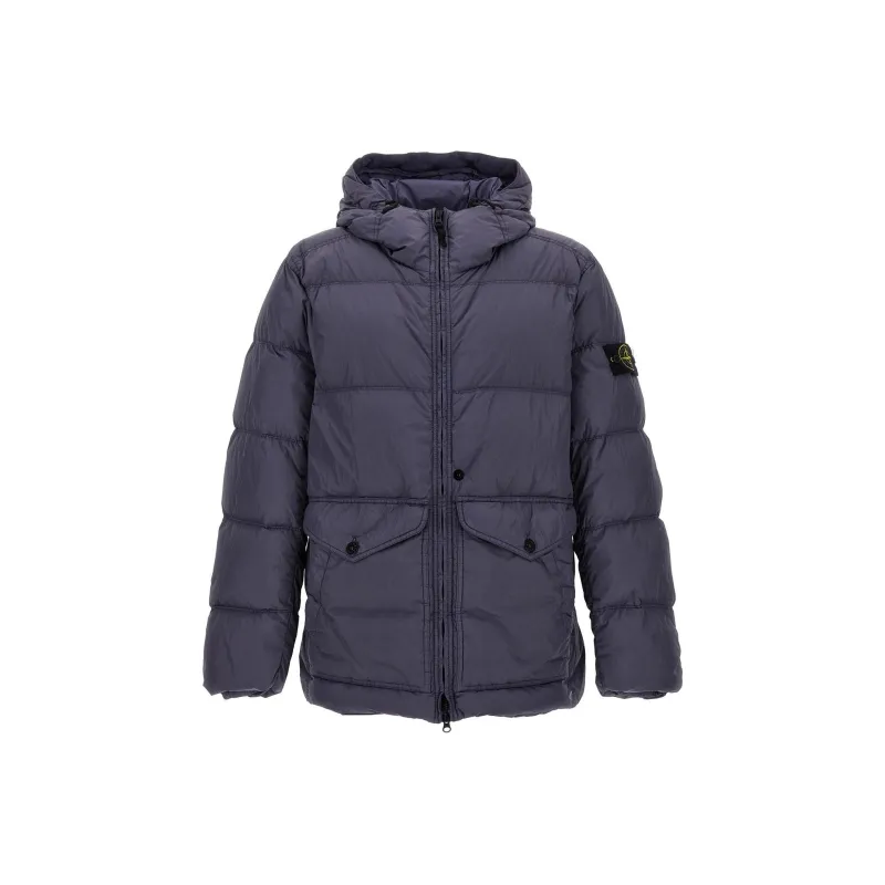 STONE ISLAND Hooded Puffer Jacket-0