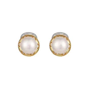 Zoo Jewel Copper Clip On Earrings Women's