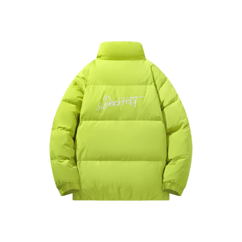 SIDEEFFECT Down Jacket Coat Winter Unisex Black-16