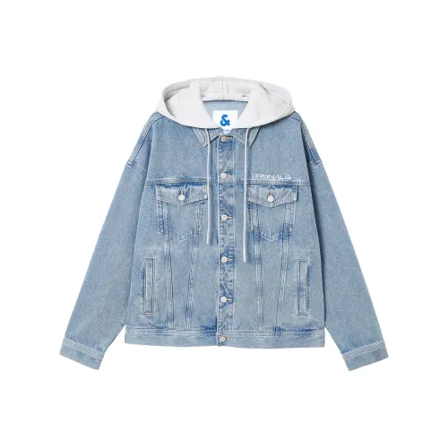 JACK&JONES Jackets Men E42 Medium Denim Blue