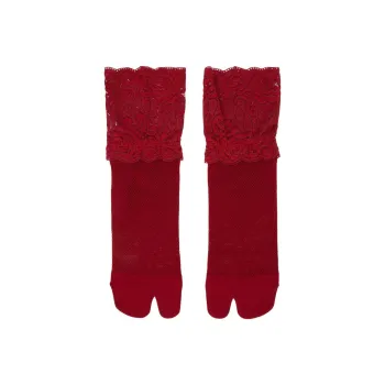 Yohji Yamamoto Pour Homme Ankle Socks Women's 1 Pack Red