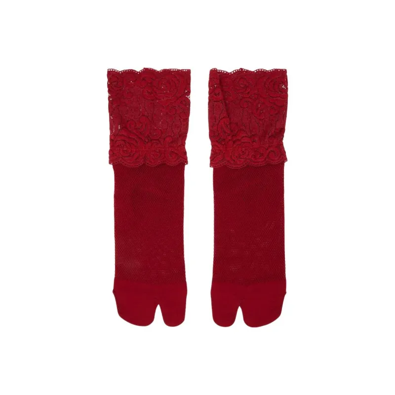 Yohji Yamamoto Pour Homme Ankle Socks Women's 1 Pack Red-0