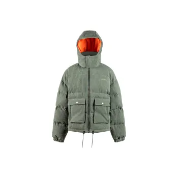 Askyurself Puffer Jacket Unisex Army Green
