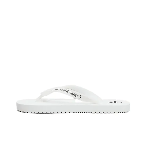 CKJ CALVIN KLEIN JEANS Flip Flops Women's White