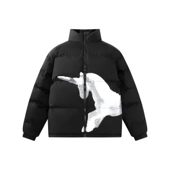 Duamin Puffer Jacket Unisex Black
