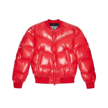 DIESEL Down Jacket Men's New Year Red