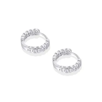 Daisy Dream Full Sterling Silver Earrings Unisex