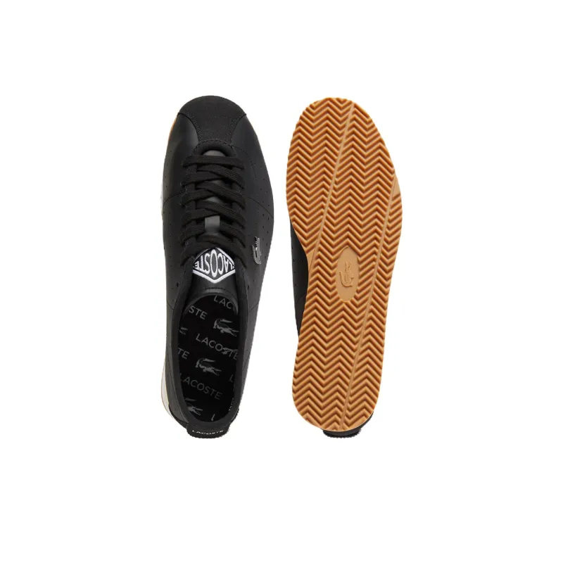 LACOSTE Abrasion Resistant Low Top Casual Shoes Men's Black-3