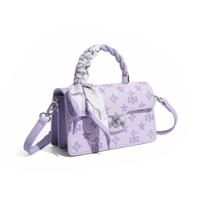MISS GAIL Artificial Leather Shoulder Bag, Crossbody Bag, Handbag Regular Women's White/Pink-34
