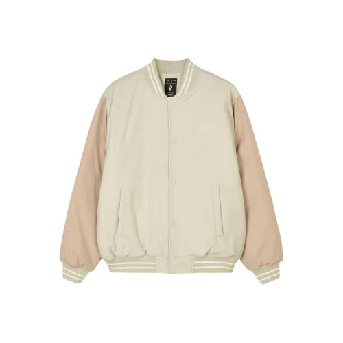 Skechers Sports Life Collection Baseball Jacket Unisex Light Brown