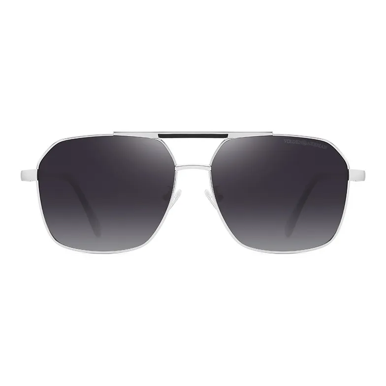 VIRDEN AERMAN Metal Square Sunglasses Men's-11
