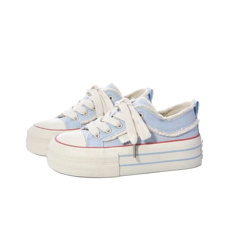 ABCYLM Non slip, Wear resistant, Impact resistant Low Top Canvas Shoes Women's-4