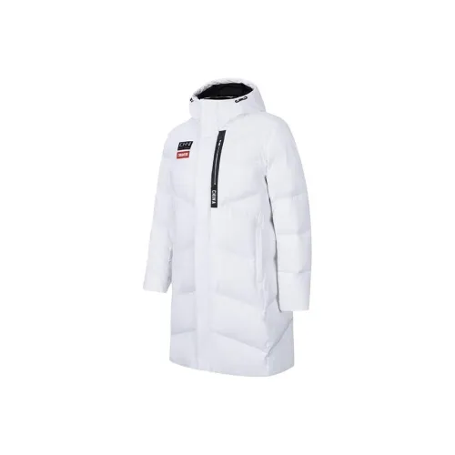 Anta Comprehensive Training Collection Outdoor Collection Down Jacket Men's Snowflake White