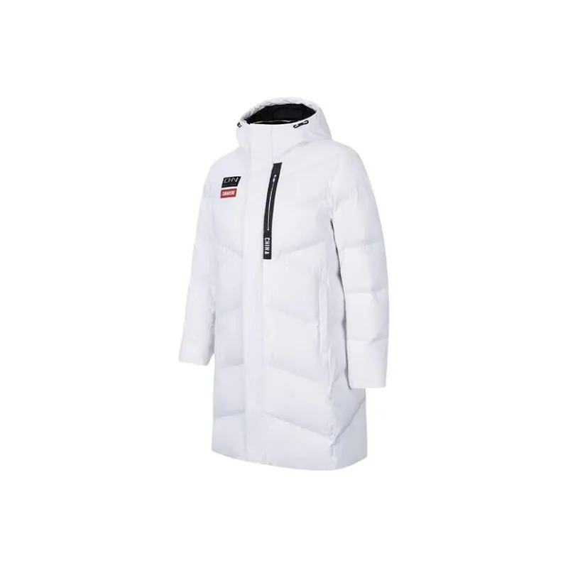 Anta Comprehensive Training Collection Outdoor Collection Down Jacket Men's Snowflake White-0
