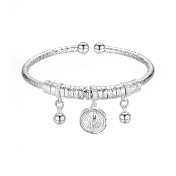 Nine Music 999 Fine Silver Bangles Unisex