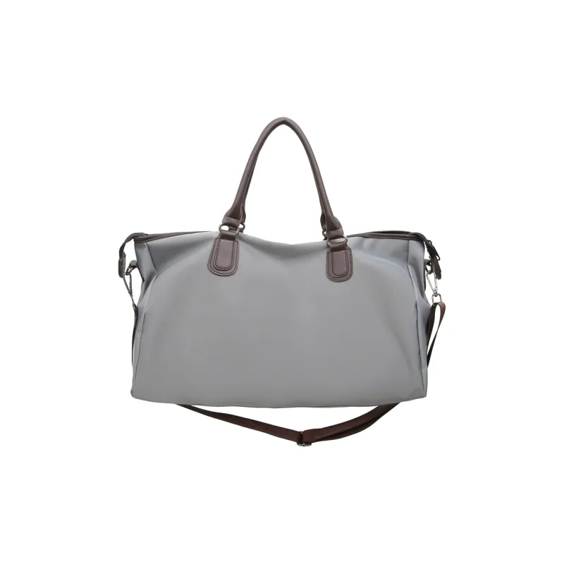 GOBLIN SHARKS 1759 Nylon Spell PU Travel Bag 40L Unisex Black/Khaki/Gray-14