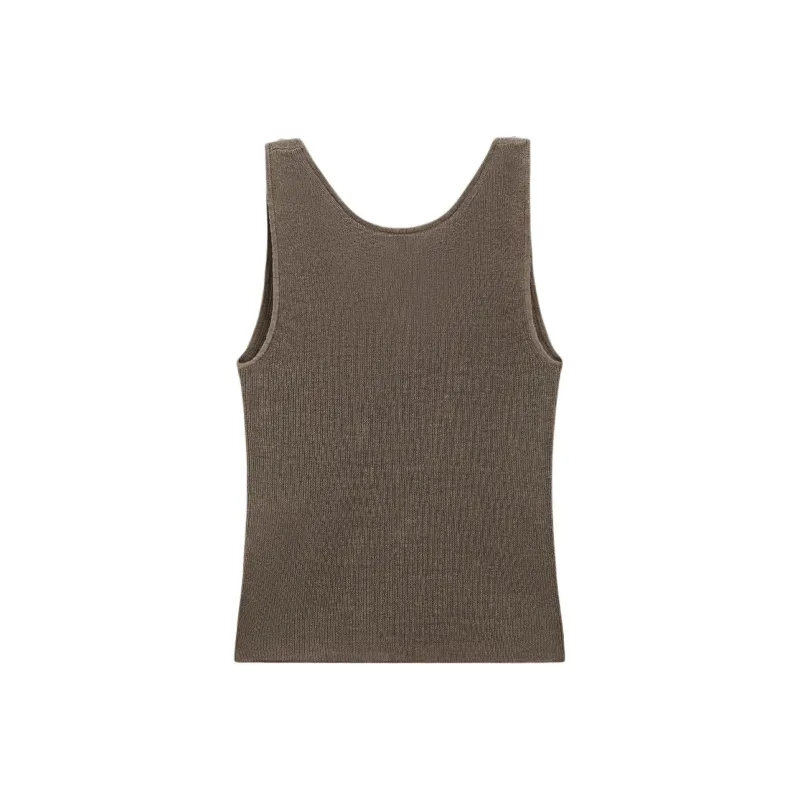 Massimo Dutti Tank Top Women's Brown-1