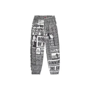 Supreme Newsprint Skate Pant