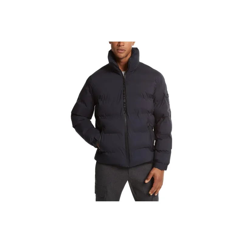 MICHAEL KORS FW23 Edgware Quilted Puffer Jacket Jackets Coats Men's Black-0