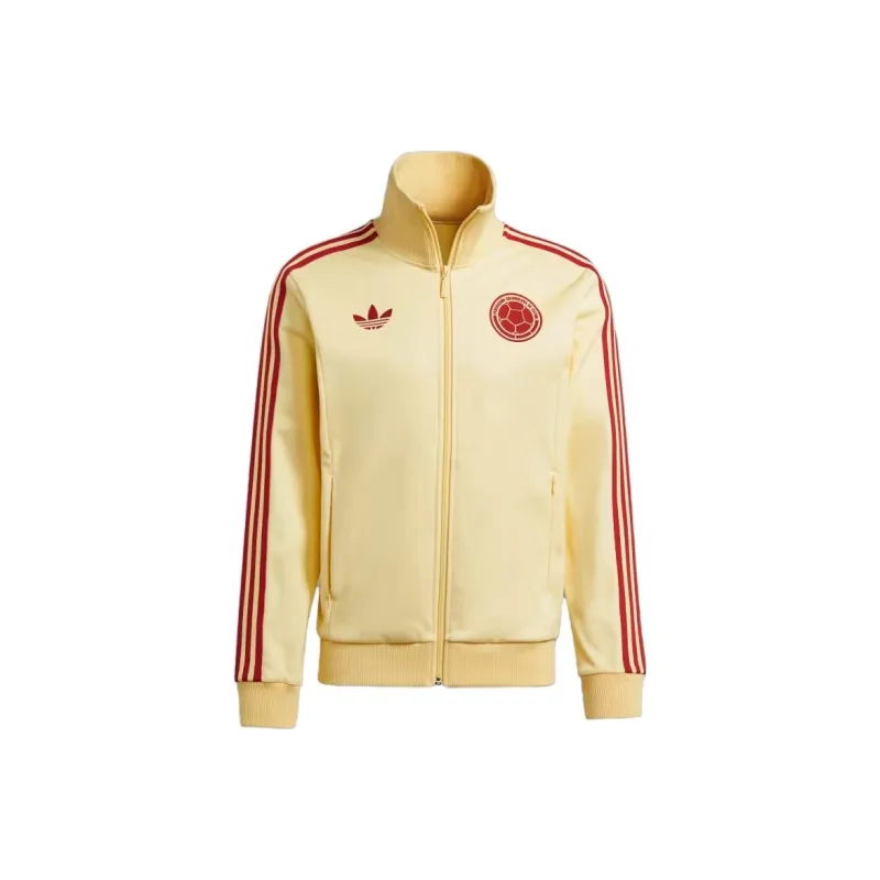 Adidas Originals Colombia Beckenbauer Track Top Jackets Coats Men's Yellow-0