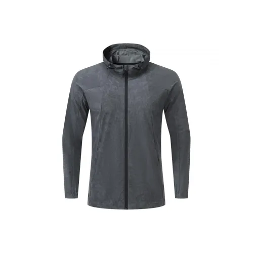 BKCXZICE Drawstring Windproof Sports Coat Jacket Men's