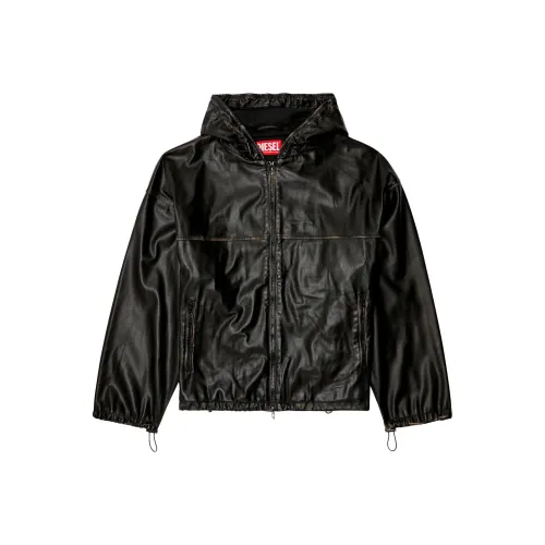 DIESEL J Antil Distressed Hooded Jacket