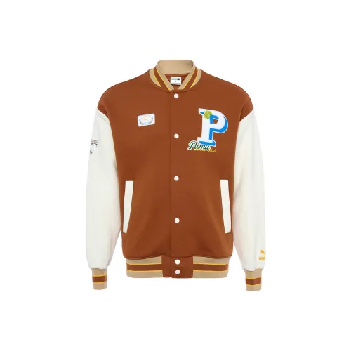 PUMA Jackets Unisex Brown