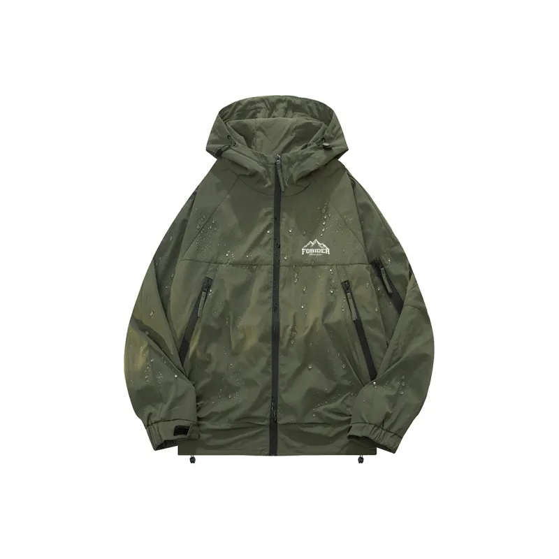 FORIDER Waterproof And Windproof Windbreaker Jacket Unisex-3