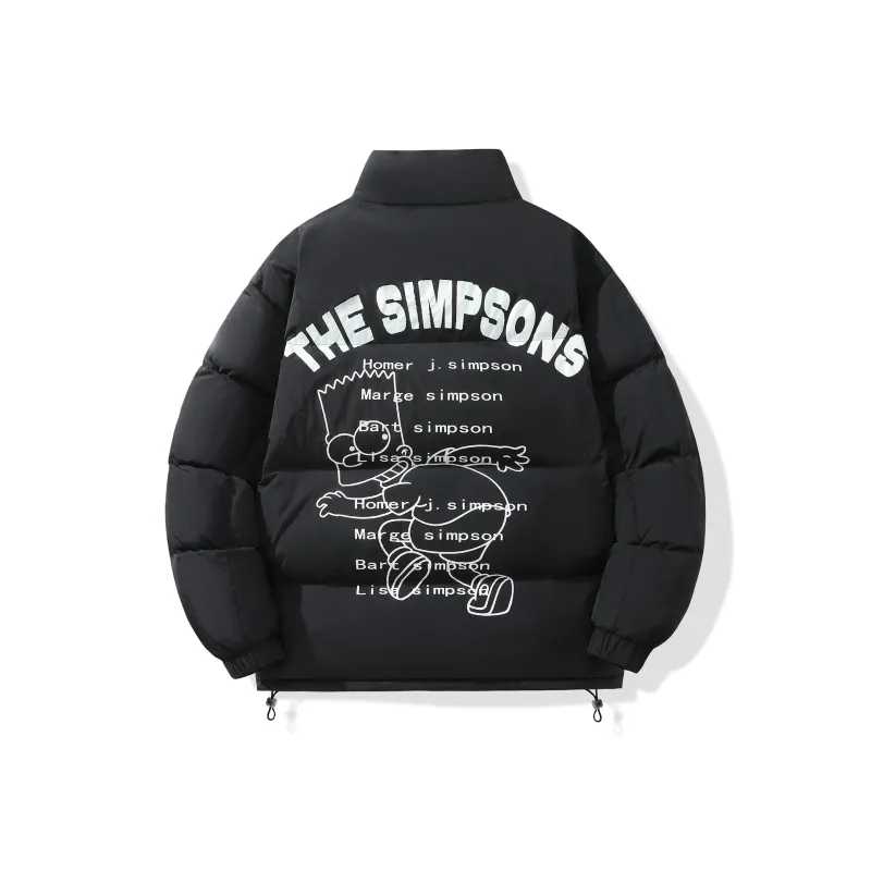 The Simpsons Down Coat Jacket Unisex-4