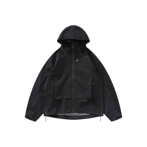 OCTOBEELAB Water Resistant Windproof And Rainproof Breathable Wear Resistant Windbreaker Jacket Unisex