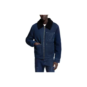 LOUIS VUITTON Wintery Workwear Denim Jacket