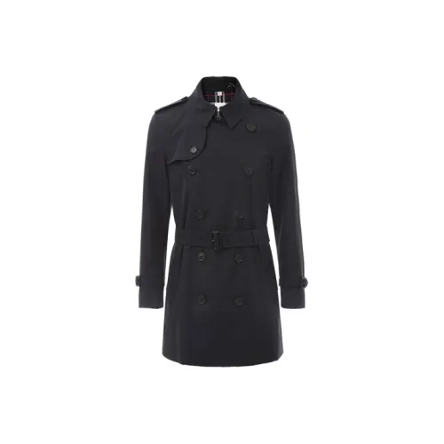 Burberry Trench Coat Men's Dark Blue