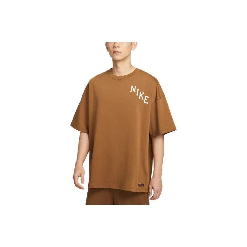 Nike Resistant To High Basketball Series SS25 T Shirt Men's Light British Umber-0