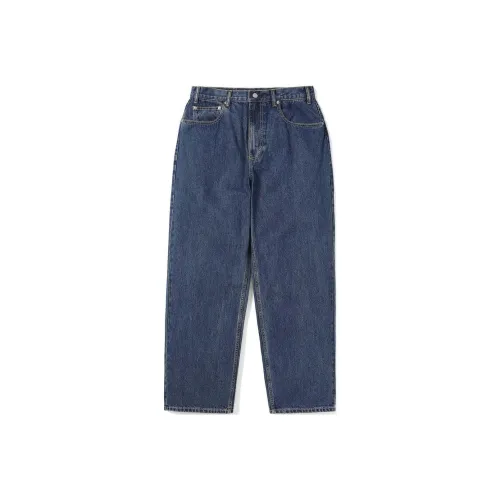 Thisisneverthat SS24 Relaxed Jeans Blue Jeans Unisex Indigo