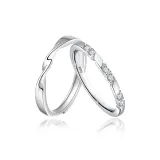 Couple's-Moon River Whispers Couple Rings[US Size 5]