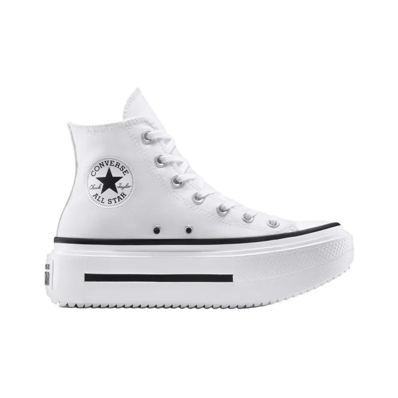 Converse Chuck Taylor All Star Lift Double Stack High 'White Black'-1