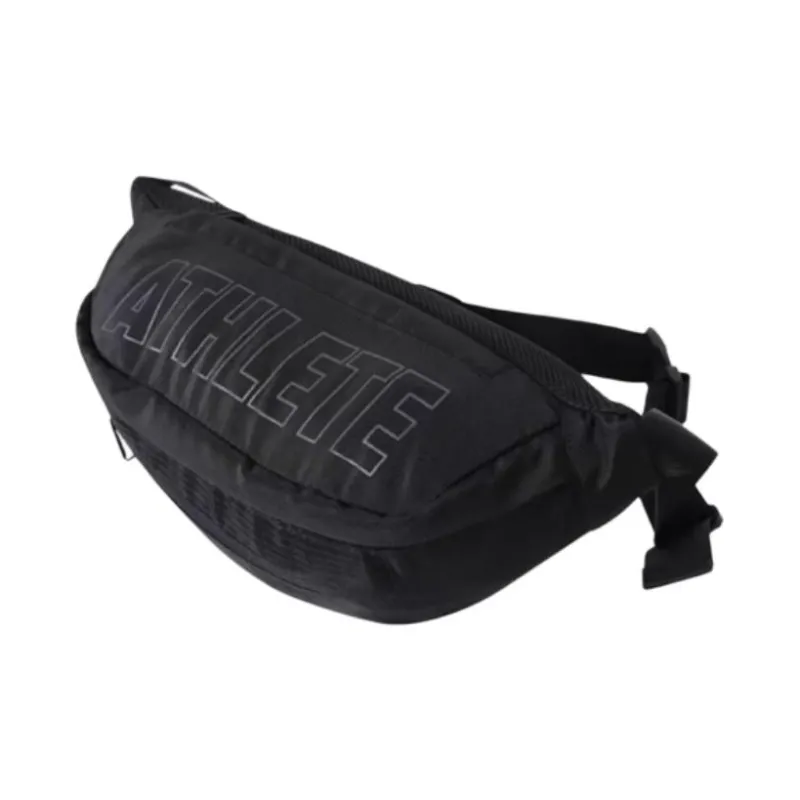 Anta Variety Training Collection Fabric One Shoulder Crossbody Fanny Pack Unisex Black-2