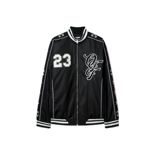 OFF WHITE Varsity patch Bomber Jacket