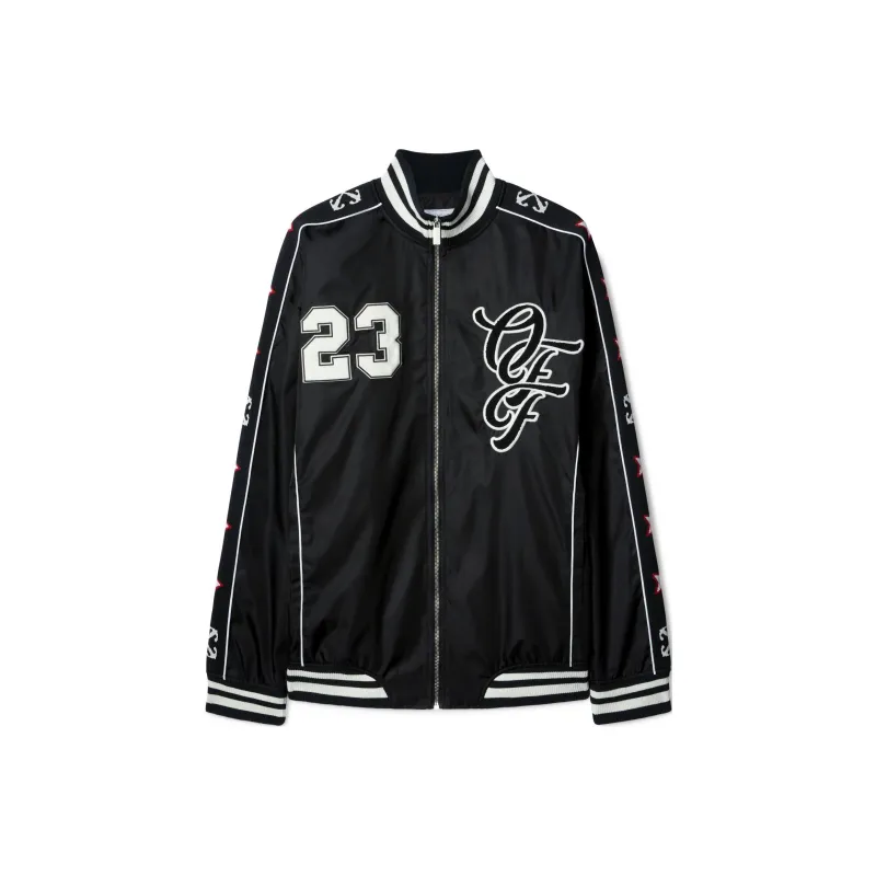 OFF WHITE Varsity patch Bomber Jacket-0