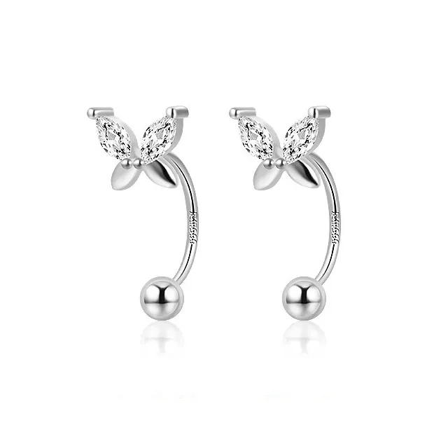 Daisy Dream 999 Fine Silver Stud Earrings Women's-0