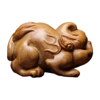 Xianyou Green Sandalwood Wooden Collectibles Unisex