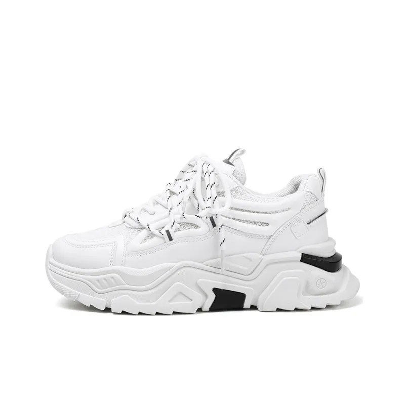 Yi Jiabao Wear resistant And Lightweight Low Top Chunky Sneakers Men's-4
