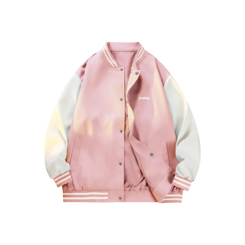 Supremo Cat Baseball Jacket Unisex-4